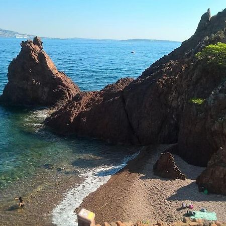 2 Pieces Climatise A 200M Des Plages Apartman Théoule-sur-Mer Kültér fotó